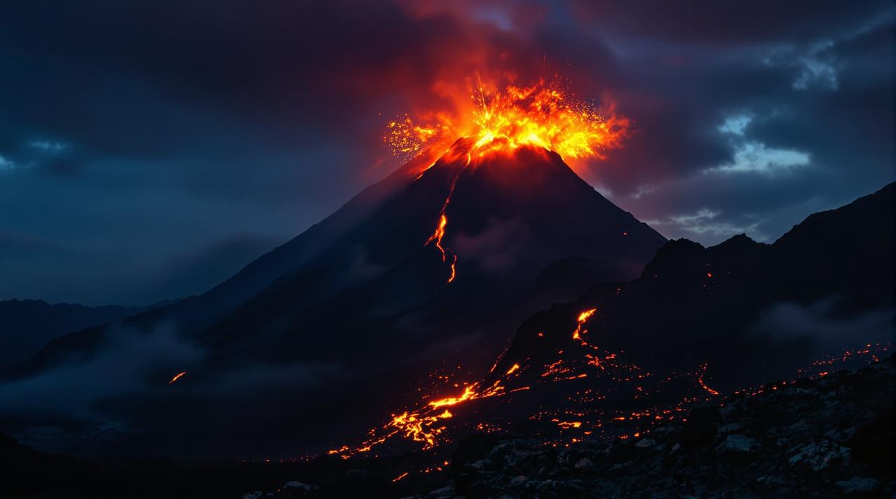免费影视-免费影视HDR：火山爆发震撼实拍